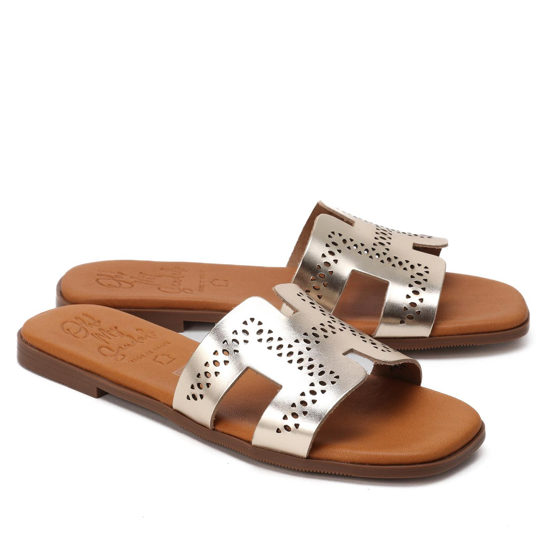 כפכף Sandals בצבע זהב