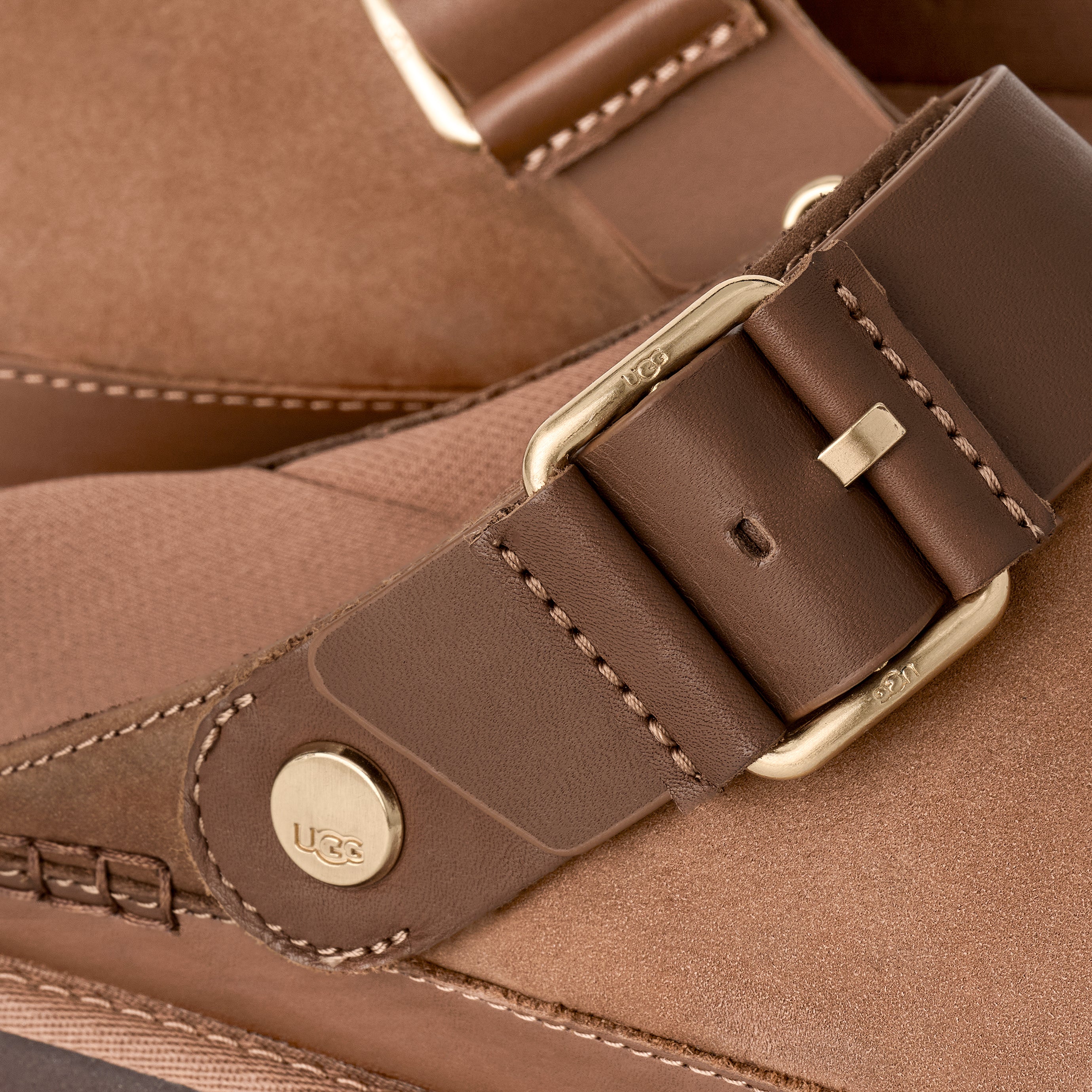 UGG Goldenstar Villa Clog 1169590 כפכף פלטפורמה חום