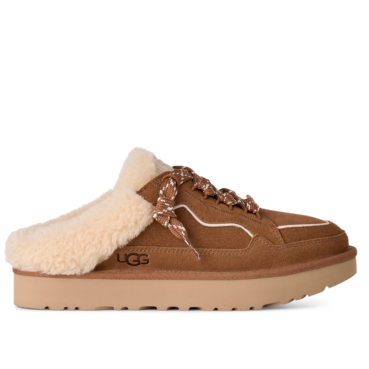 UGG LOWMEL MULE 1180313 כפכף סניקרס זמש קאמל