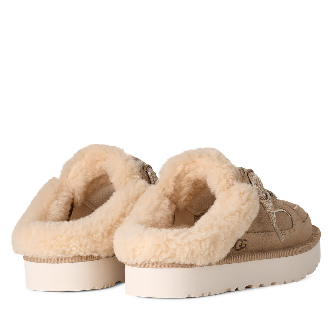 UGG LOWMEL MULE 1180313 בז׳ כפכף סניקרס מונלייט