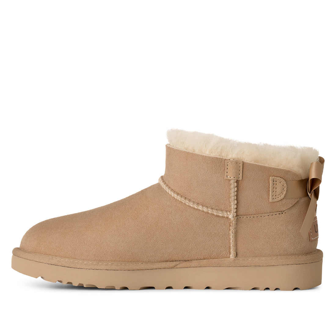 UGG ULTRA MINI BAILEY BOW 1185491 מגפון זמש חול