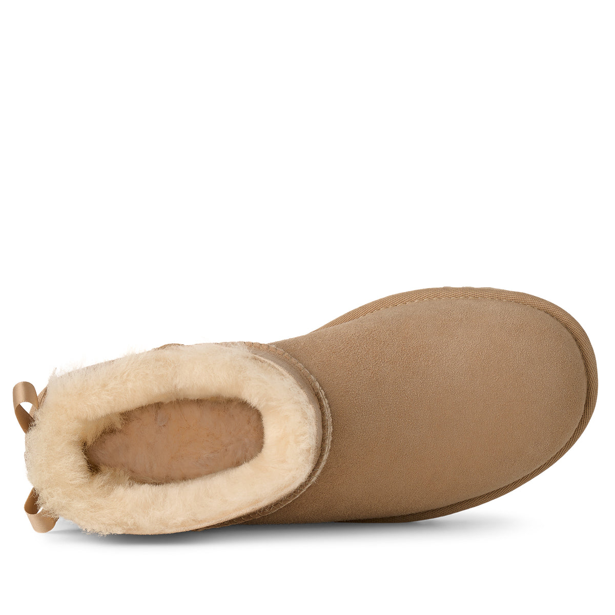 UGG ULTRA MINI BAILEY BOW 1185491 מגפון זמש חול