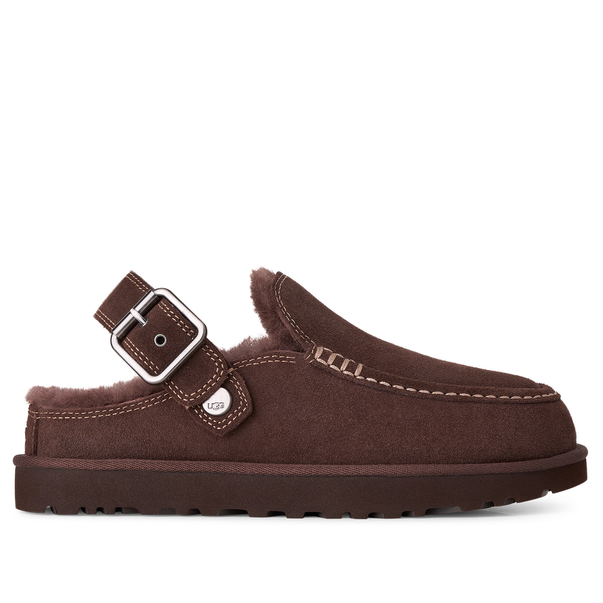 UGG Goldenstar Evelina Clog 1180251 כפכף זמש מרופד חום