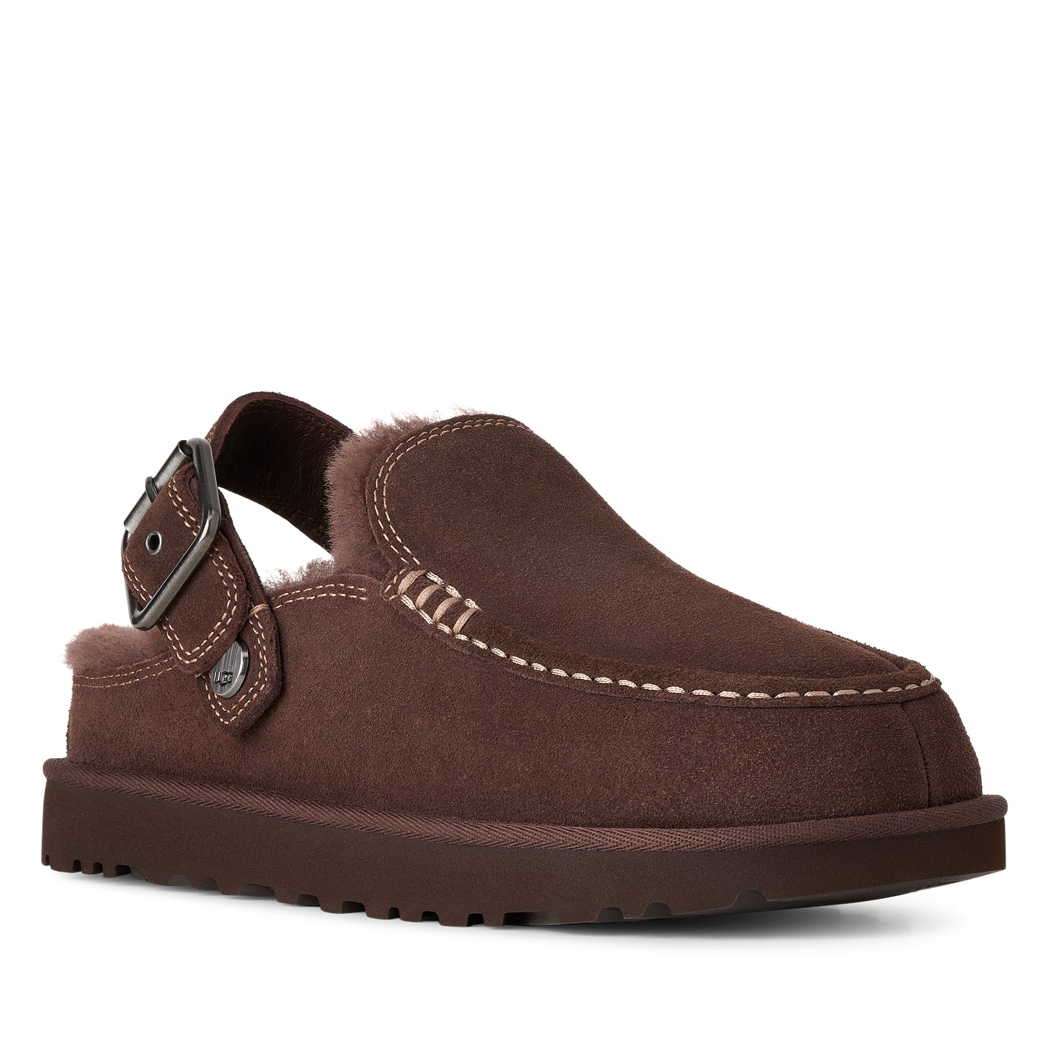 UGG Goldenstar Evelina Clog 1180251 כפכף זמש מרופד חום