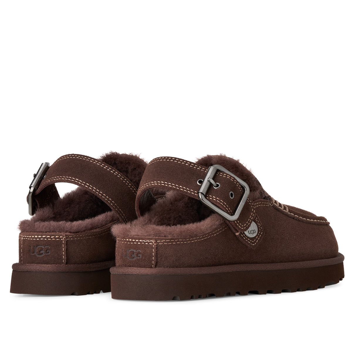 UGG Goldenstar Evelina Clog 1180251 כפכף זמש מרופד חום