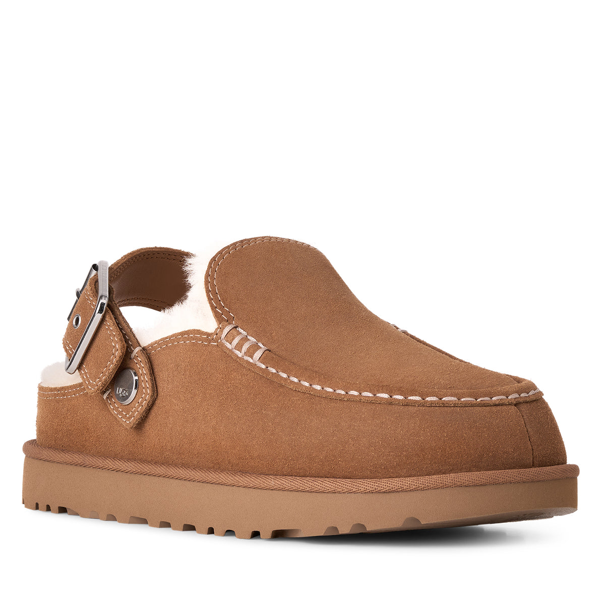 UGG Goldenstar Evelina Clog 1180251 קאמל כפכף זמש מרופד