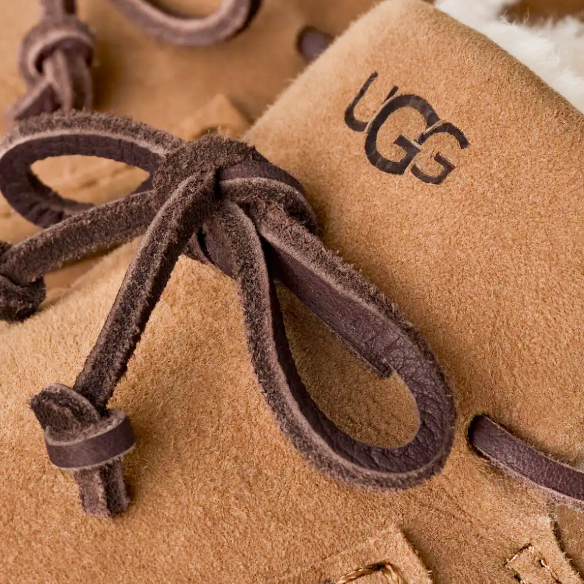 UGG Quill Slip-On 1181470 מוקסין זמש מרופד קאמל