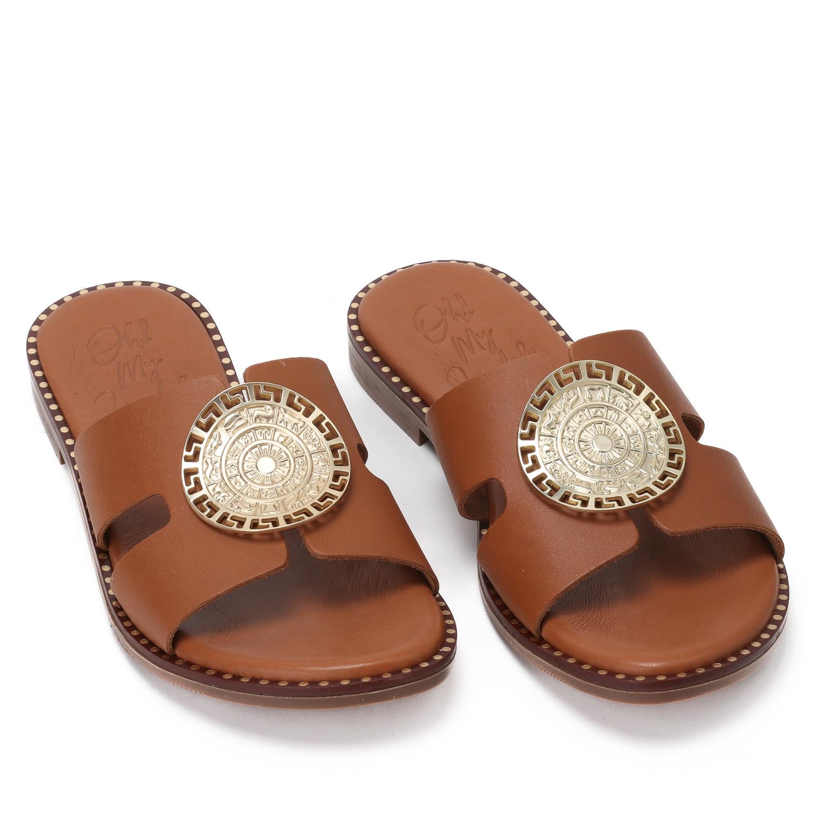 כפכף Sandals בצבע קאמל