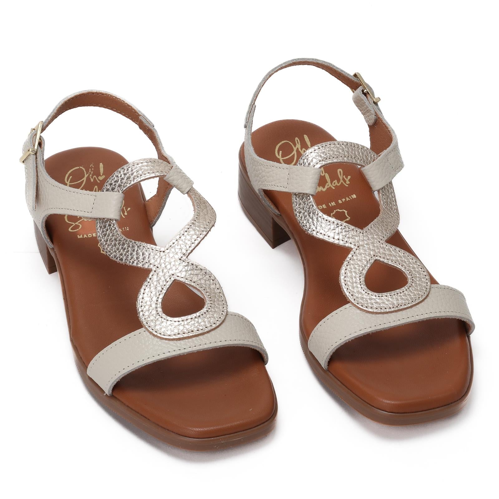 סנדל Sandals בצבע בז