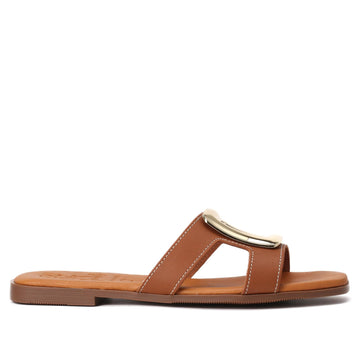 כפכף Sandals בצבע חום