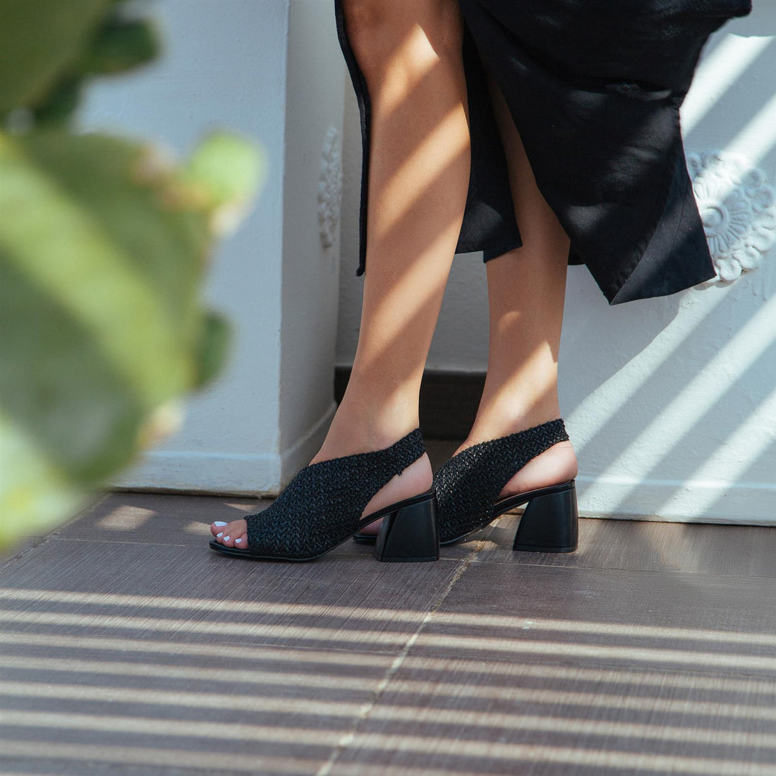 כפכף Jeannot בצבע שחור