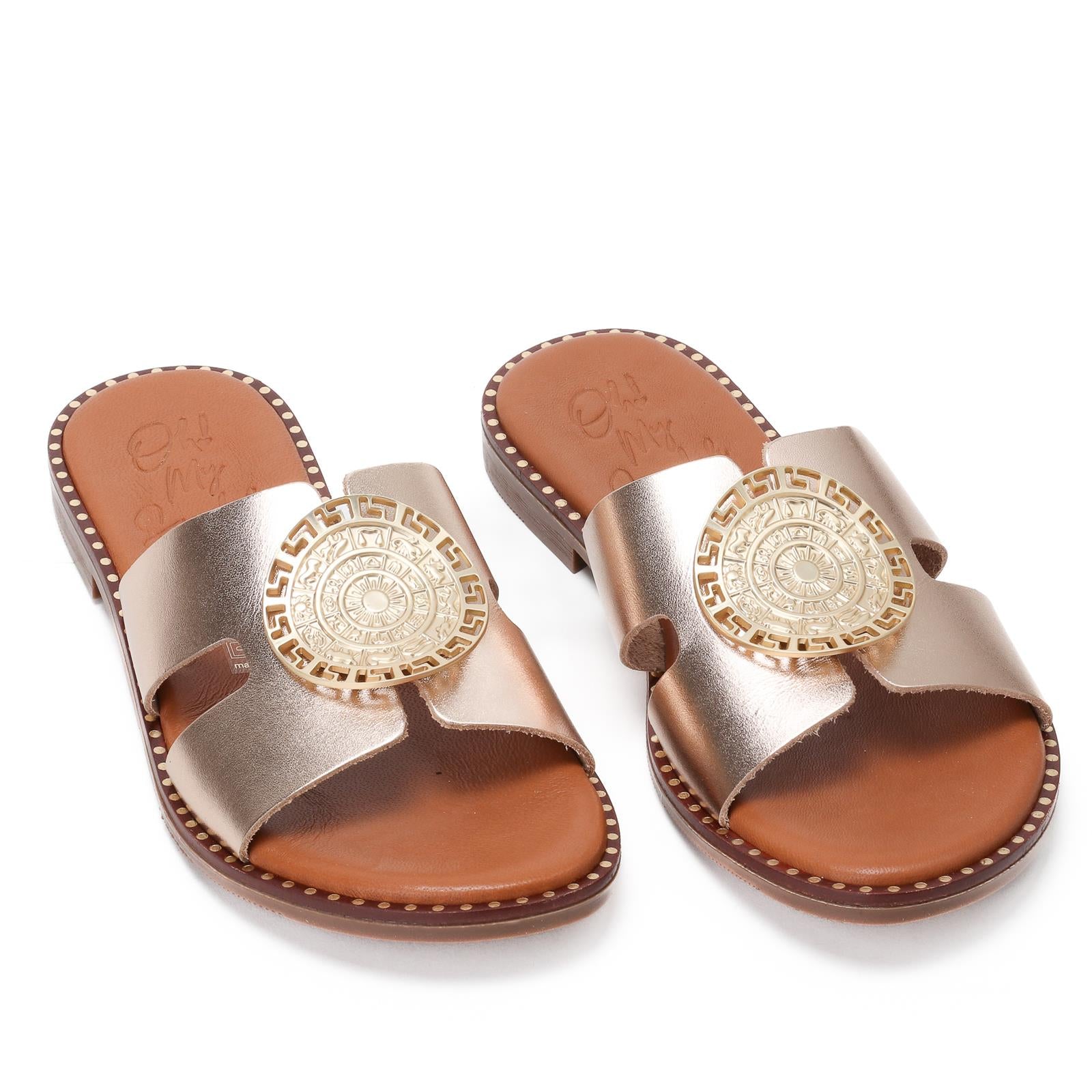 כפכף Sandals בצבע ברונזה