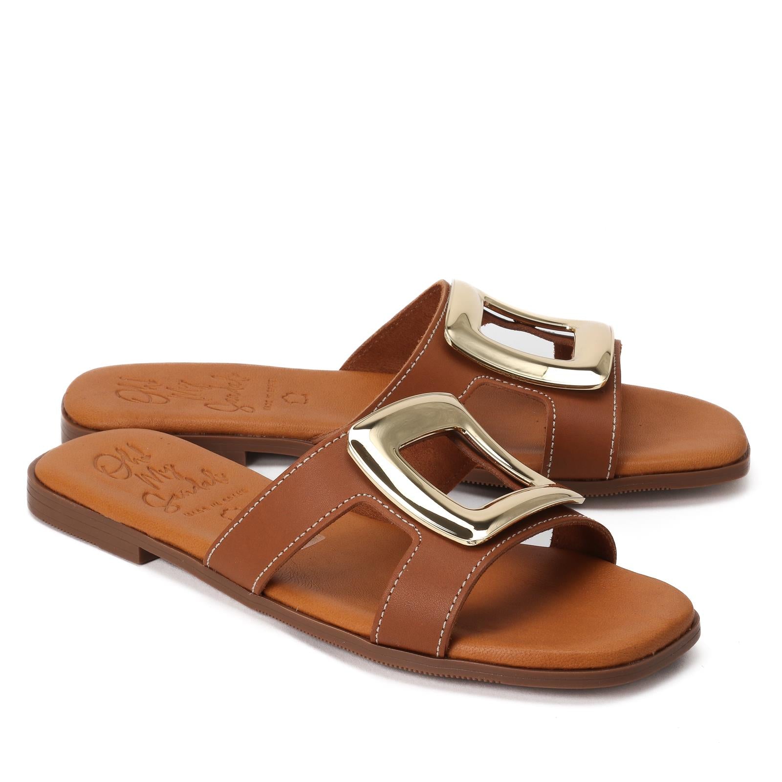 כפכף Sandals בצבע חום
