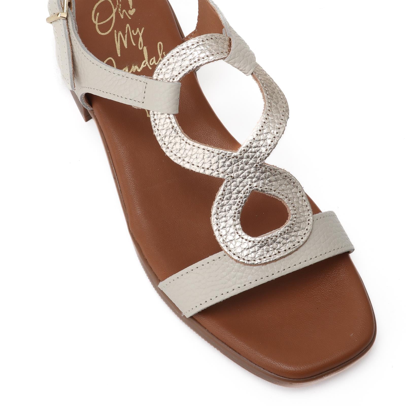 סנדל Sandals בצבע בז