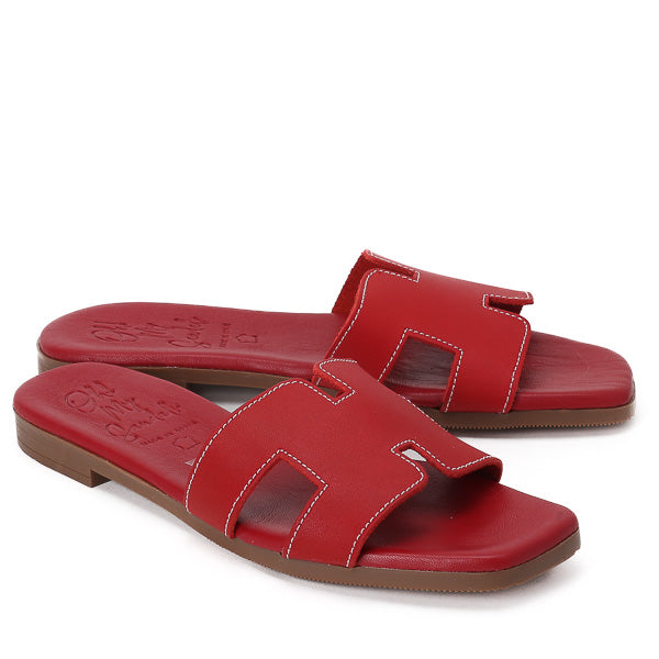 כפכף Sandals בצבע אדום